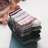 Nordic Winter Socks - Cozy Wool Blend with Scandinavian Patterns