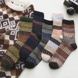 Nordic Winter Socks - Cozy Wool Blend with Scandinavian Patterns