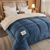Nordura - 3-Layer Quilted Winter Duvet with Checked Design