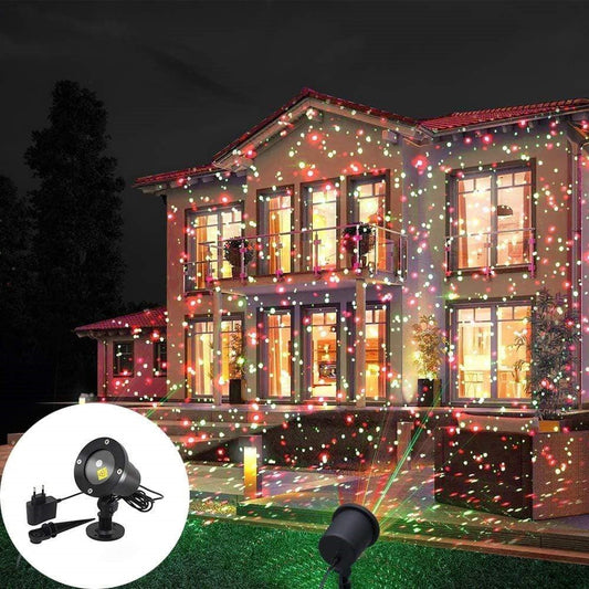 Outdoor Laser Light Projector - Stunning Red & Green LED Display