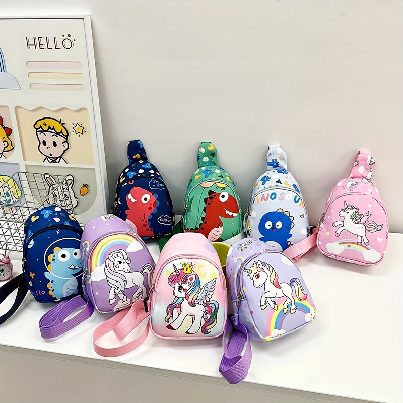Piko Mini Unicorn & Dinosaur Shoulder Bag for Kids, 3-6 Years
