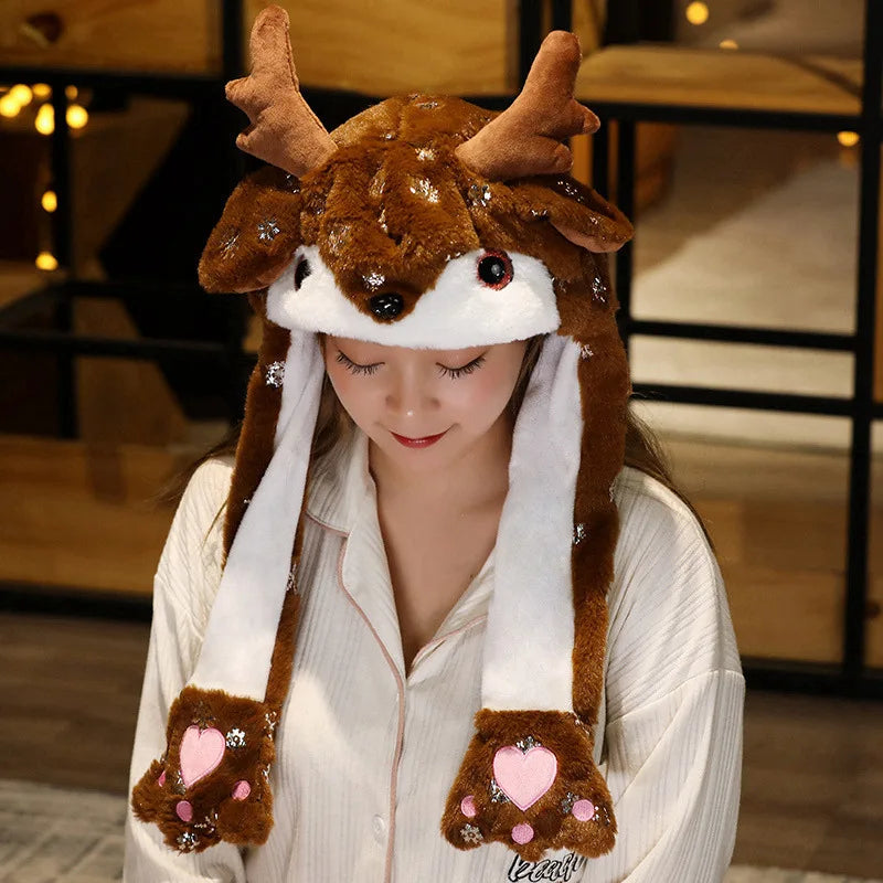 Plush Santa Hat for Adults - Classic Christmas Holiday Hat