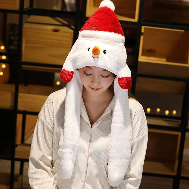Plush Santa Hat for Adults - Classic Christmas Holiday Hat