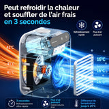 Portable Air Cooler - 3-in-1 Misting Fan with Rechargeable Battery