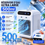 Portable Air Cooler - 3-in-1 Misting Fan with Rechargeable Battery