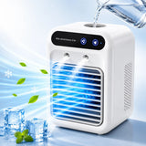 Portable Air Cooler - 3-in-1 Misting Fan with Rechargeable Battery