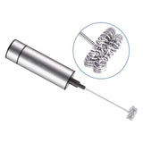 Portable Electric Milk Frother - Cordless Handheld Foam Mixer
