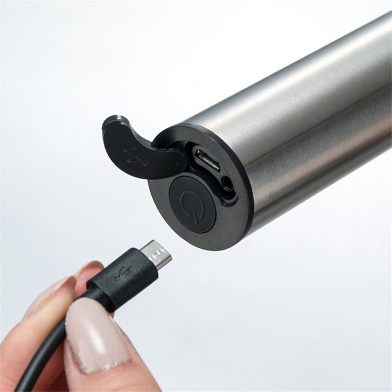 Portable Electric Milk Frother - Cordless Handheld Foam Mixer