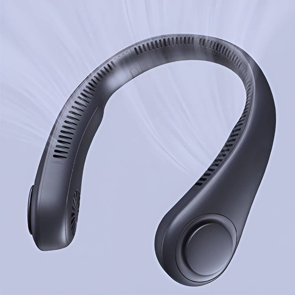 Portable Neck Fan - 5-Speed Rechargeable Neck Cooling Fan