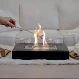 Portable Smokeless Fire Pit Tabletop - Elegant Outdoor & Indoor Use