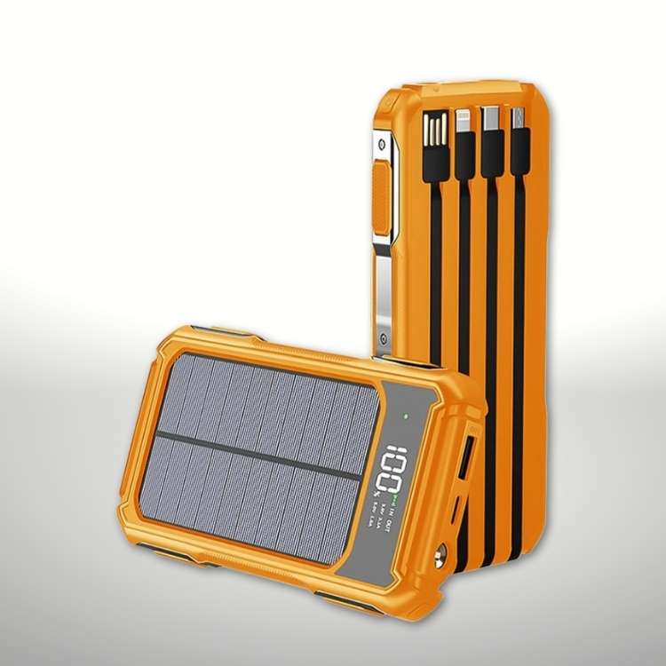 PowerFlex - 20,000mAh Portable Solar Phone Charger with Fast USB Charging