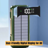 PowerFlex - 20,000mAh Portable Solar Phone Charger with Fast USB Charging
