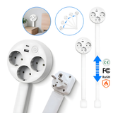 PowerReach - Extendable Smart Socket with USB Charging Ports