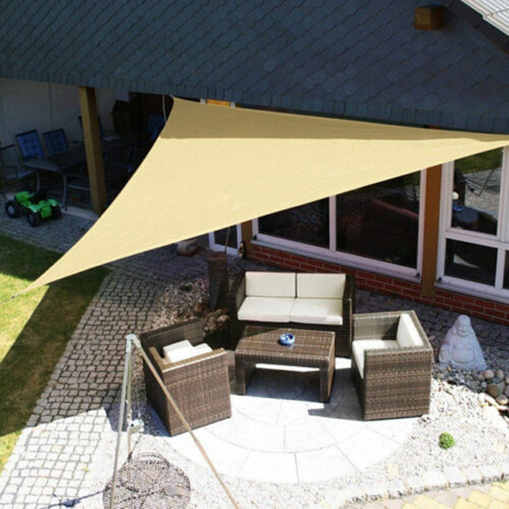 Premium Outdoor Sun Shade Sail Canopy - UV Protection, Water-Resistant, Easy Installation