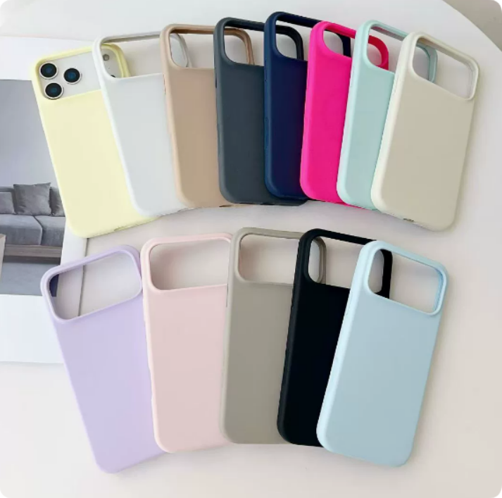 Premium Silicone iPhone Case with MagSafe - Shock Resistant & Soft Lining
