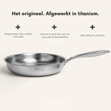 Premium Titanium Cookware Set - 3-Piece Non-Stick Pots and Pans Set, Induction Compatible