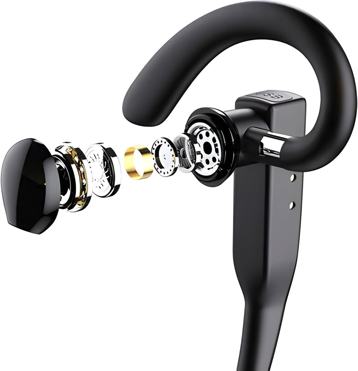 Premium Wireless Bluetooth Headset with Noise Cancelling & Dual Microphone