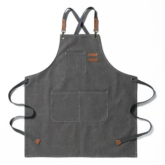 ProWear - Unisex Heavy-Duty Canvas Work Apron with Pockets