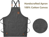 ProWear - Unisex Heavy-Duty Canvas Work Apron with Pockets