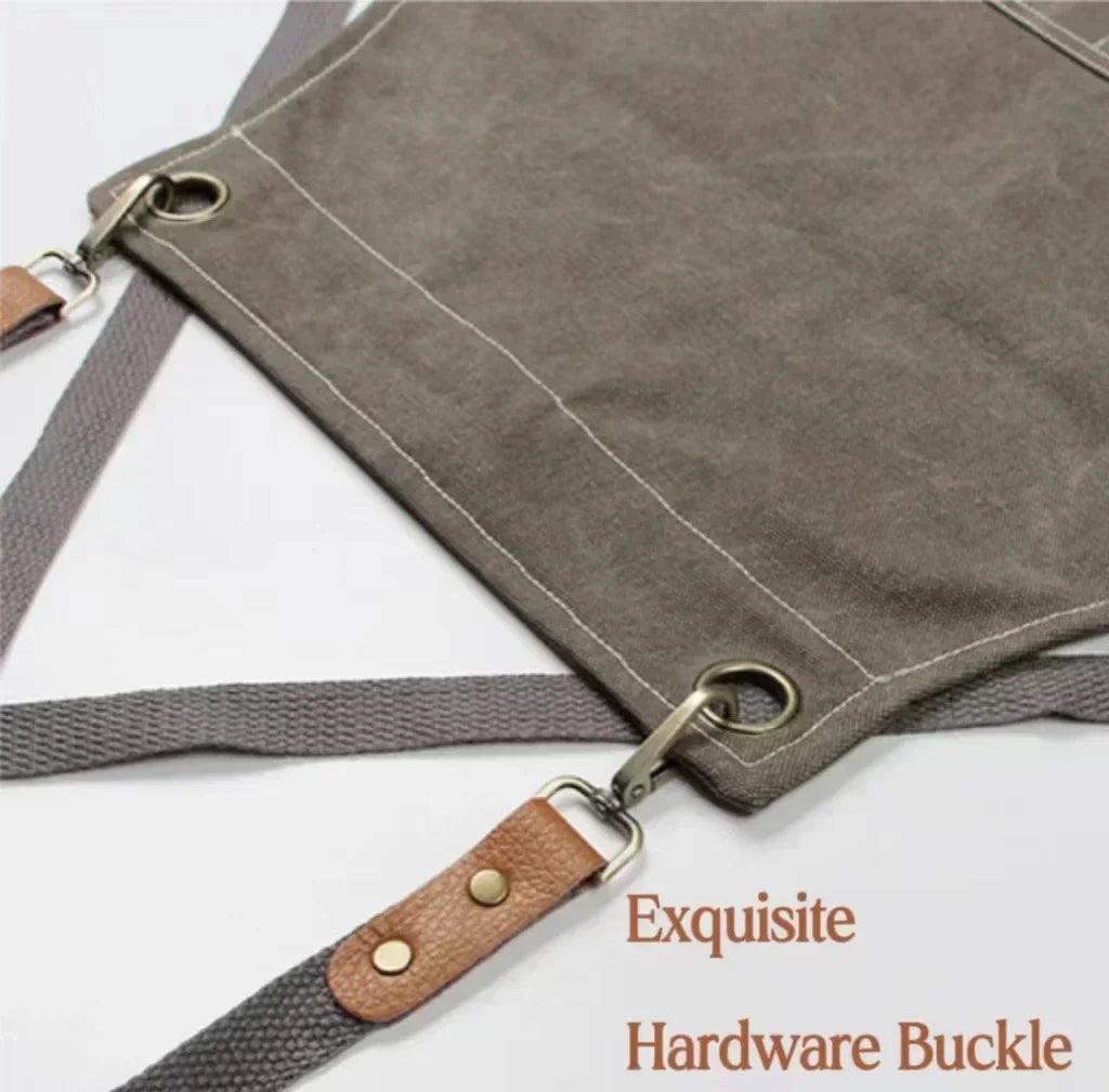 ProWear - Unisex Heavy-Duty Canvas Work Apron with Pockets