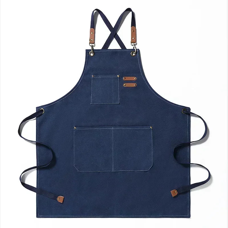 ProWear - Unisex Heavy-Duty Canvas Work Apron with Pockets