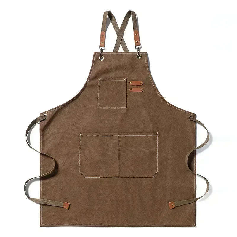 ProWear - Unisex Heavy-Duty Canvas Work Apron with Pockets