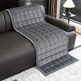Quilted Sofa Protection Mat - Anti-Slip Comfort & Style