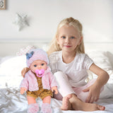 Realistic Silicone Baby Doll - 12-Inch Soft Toy for Kids