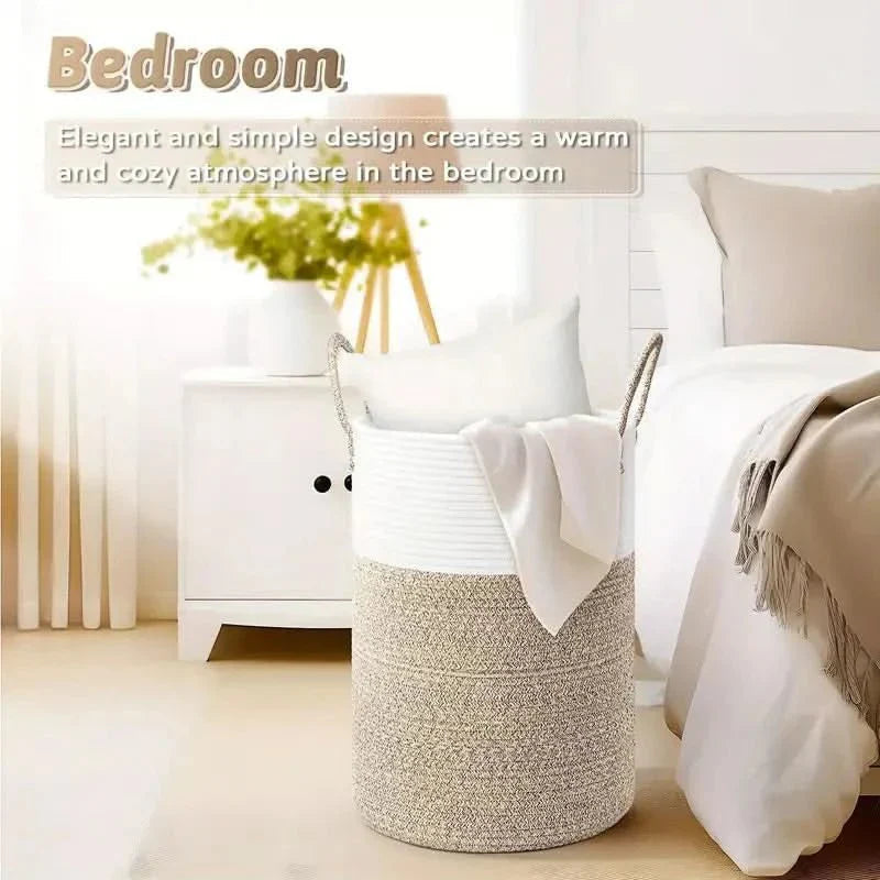 RopeBasket - Stylish Woven Cotton Storage Solution
