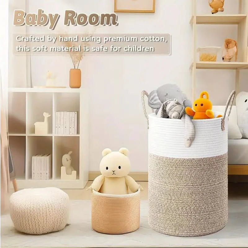 RopeBasket - Stylish Woven Cotton Storage Solution
