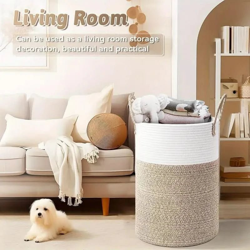 RopeBasket - Stylish Woven Cotton Storage Solution