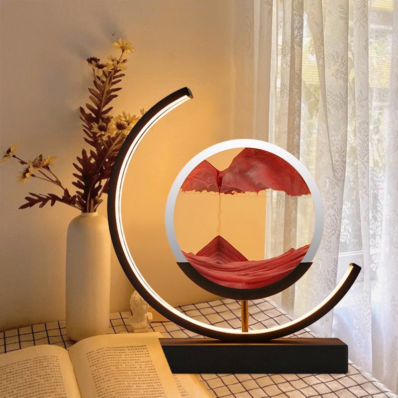 Sandlight - Dynamic 3D Motion Table Lamp for Bedroom & Desk