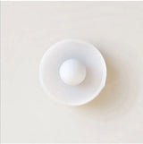 Scandinavian Glass Ceiling Lamp - Modern LED Flush Light Fixture