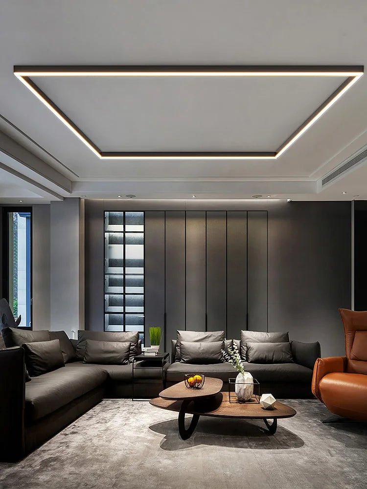 Scandinavian LED Ceiling Light - Energy-Efficient Flush Mount Fixture