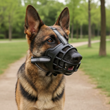 SecureFit Soft Muzzle for Dogs - Adjustable Dog Muzzle for Small to Large Breeds