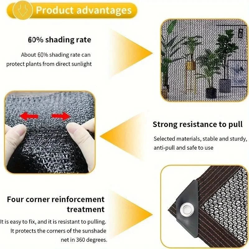 ShadeGuard - 70-80% Greenhouse Shade Netting for Plants