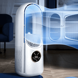 Silent Portable Air Conditioner - Energy-Efficient Bladeless Cooling Unit