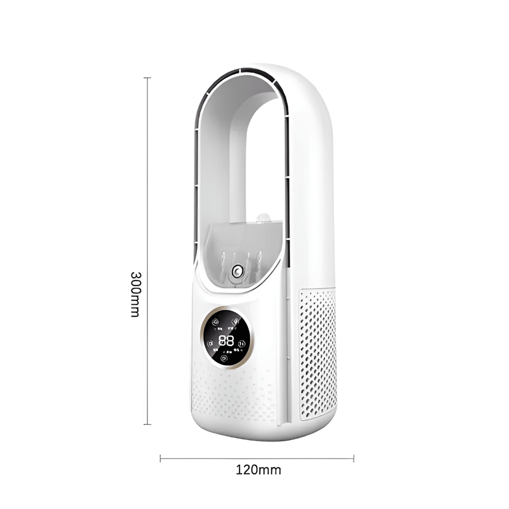 Silent Portable Air Conditioner - Energy-Efficient Bladeless Cooling Unit