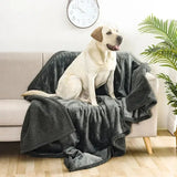 Reversible Flannel & Sherpa Bond Blanket for Cozy Comfort