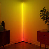 Smart RGB Corner Floor Lamp with Music Sync & Remote Control