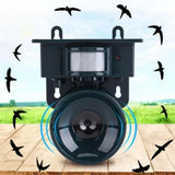 Smart Ultrasonic Bird Repeller - Solar-Powered Pigeon Deterrent