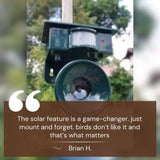 Smart Ultrasonic Bird Repeller - Solar-Powered Pigeon Deterrent
