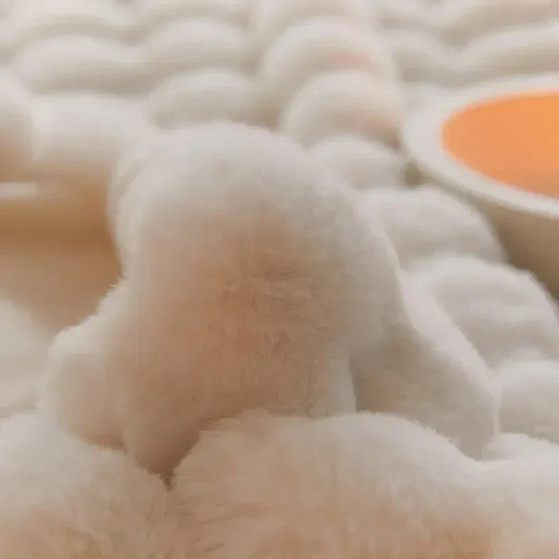 SnuggleSoft Fleece Blanket - Reversible Fluffy Throw for All-Season Comfort