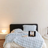 SnuggleSoft Fleece Blanket - Reversible Fluffy Throw for All-Season Comfort