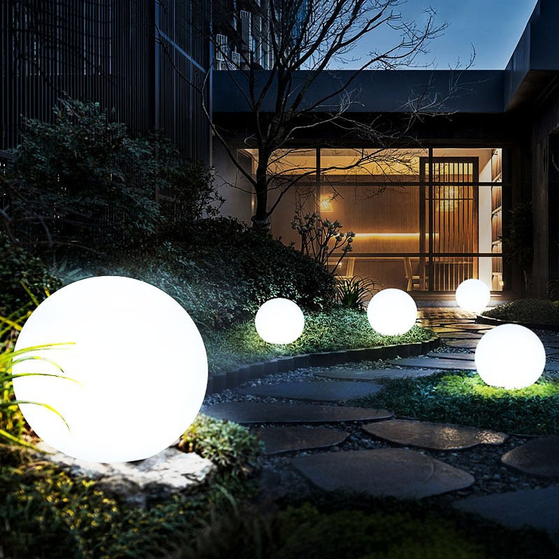 SphereBright - Weatherproof Outdoor LED Garden Lamp with Remote Control