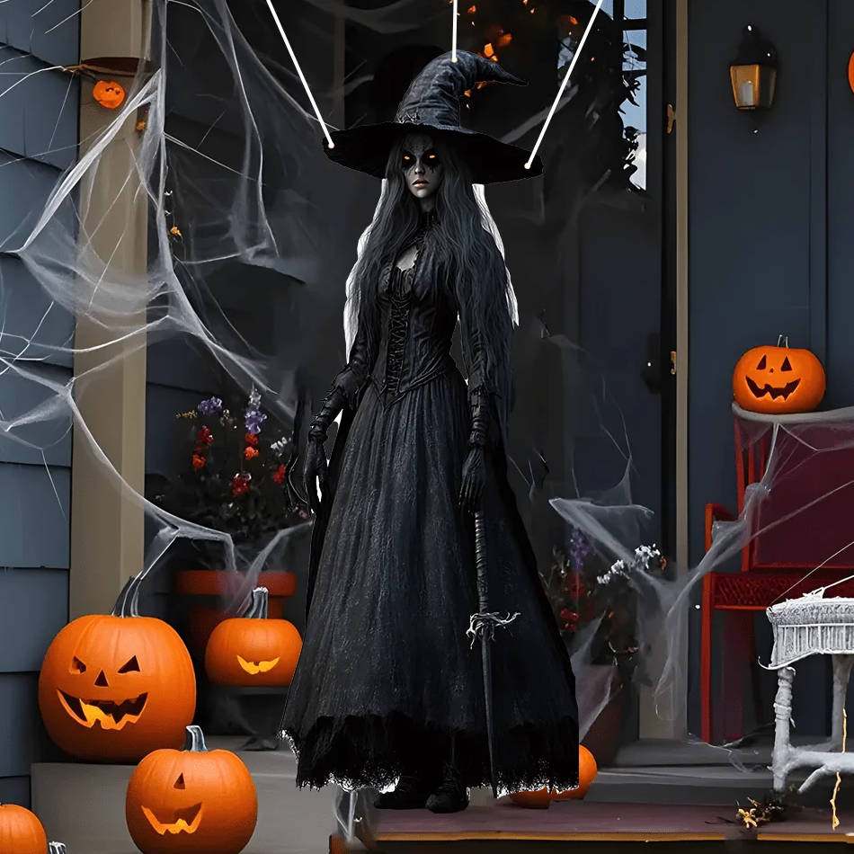 Spooky Bride - 39.5-Inch Scary Halloween Decoration for Indoor & Outdoor Use