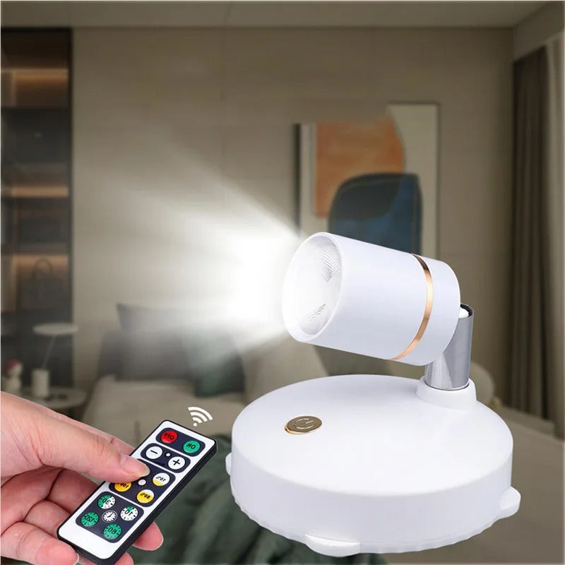 SpotLight - Wireless LED Spotlight with Remote Control & Dimming