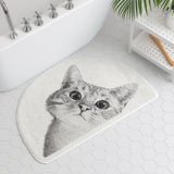 Spy Kitty - Non-Slip Bath Mat with Playful Cat Design