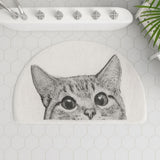 Spy Kitty - Non-Slip Bath Mat with Playful Cat Design