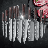 SteelSlice - Professional Kitchen Knife Set with Ergonomic Handles